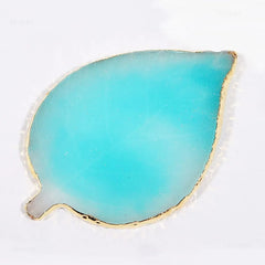 Round Resin Agate Stone Nail Color Palette Gel Polish