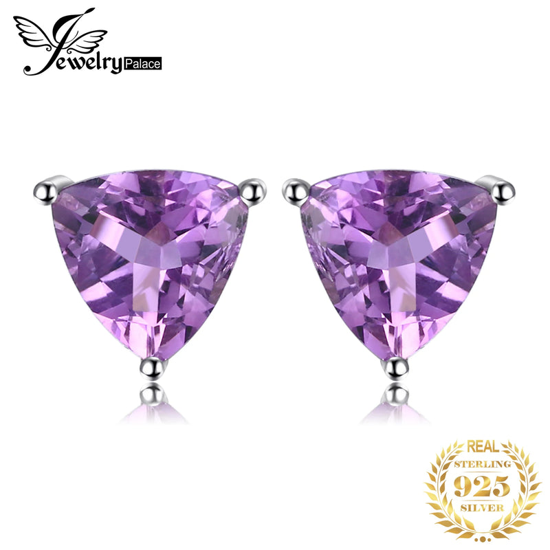 Sparkle in Style: 1.4ct Amethyst Studs from Jewelry Palace