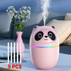 This ultrasonic humidifier is designed for small spaces and features a continuous spray mode to provide long-lasting relief from dryness. 